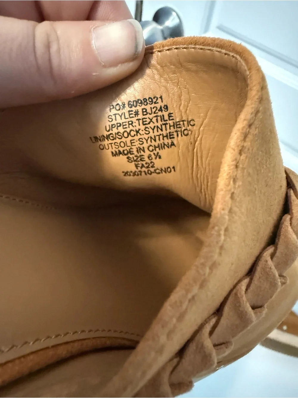 NWOT‎ J Crew Women's Boho Braided Slip-On Clogs in Suede Tan Size 6.5